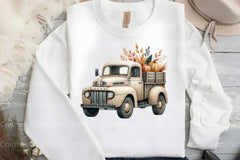 Vintage Fall Truck Clipart Bundle - CraftNest - Digital Crafting and Art
