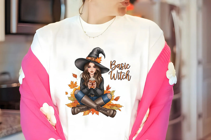 Basic Witch Pumpkin Spice Clipart Bundle - CraftNest - Digital Crafting and Art