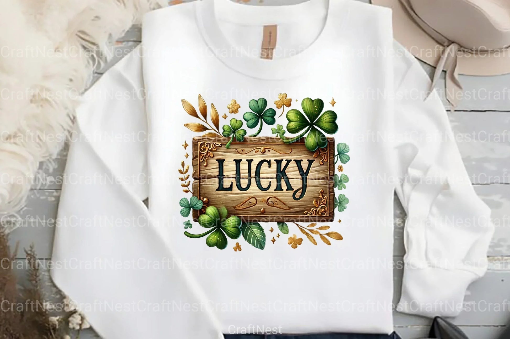 Retro St. Patrick's Day Clipart Bundle 2 - CraftNest - Digital Crafting and Art