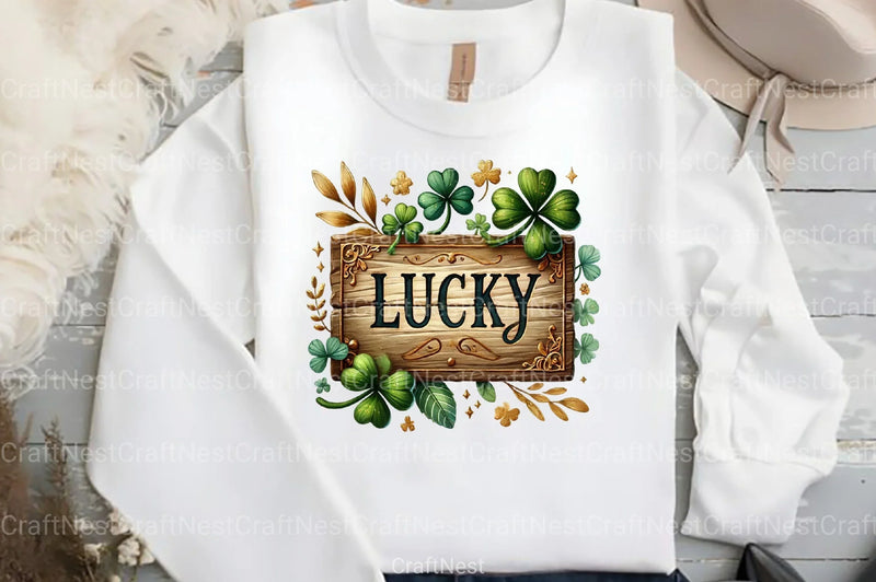 Retro St. Patrick's Day Clipart Bundle 2 - CraftNest - Digital Crafting and Art