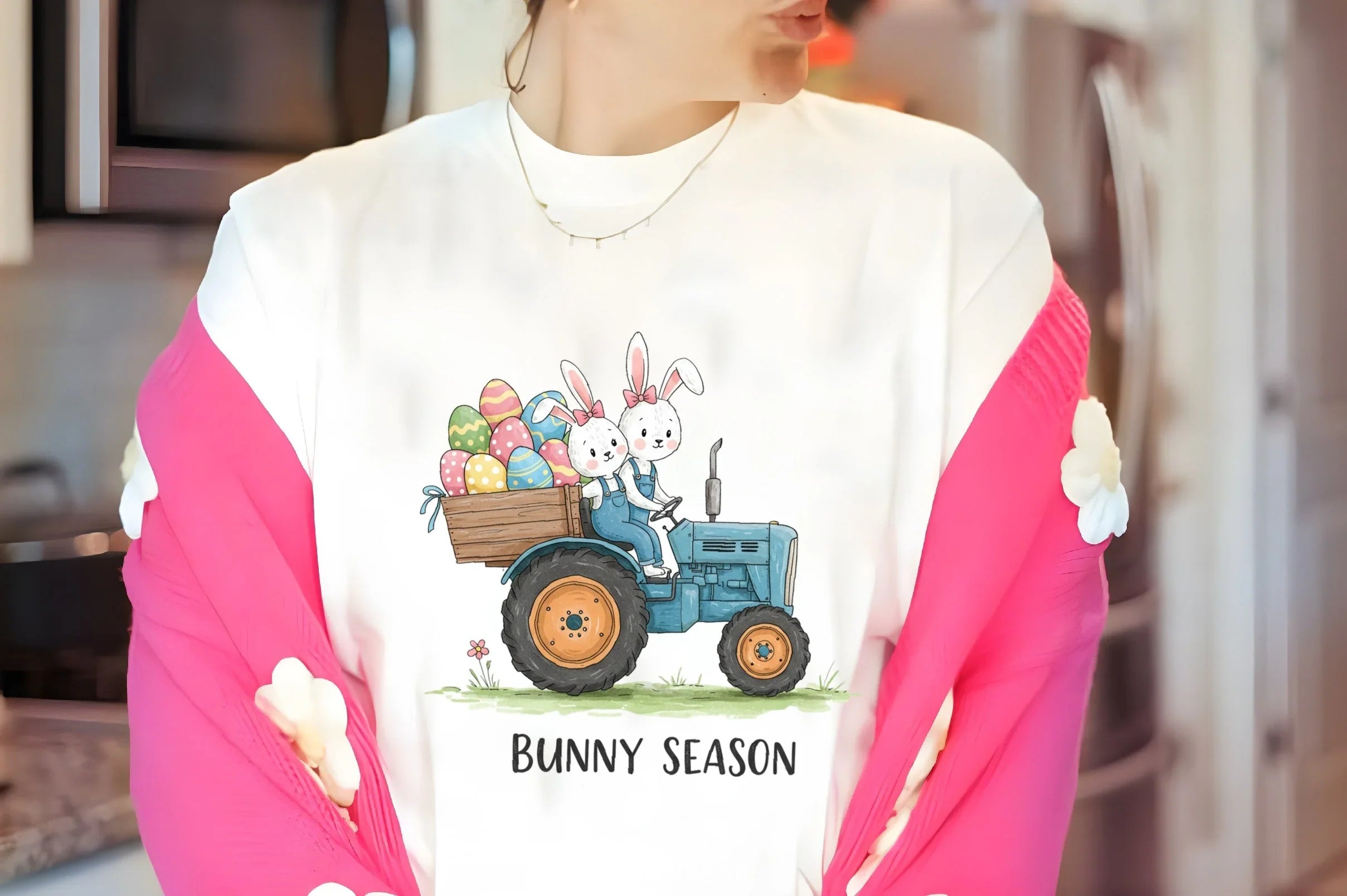 Easter Tractor Farm Clipart Bundle 4 - CraftNest - Digital Crafting and Art