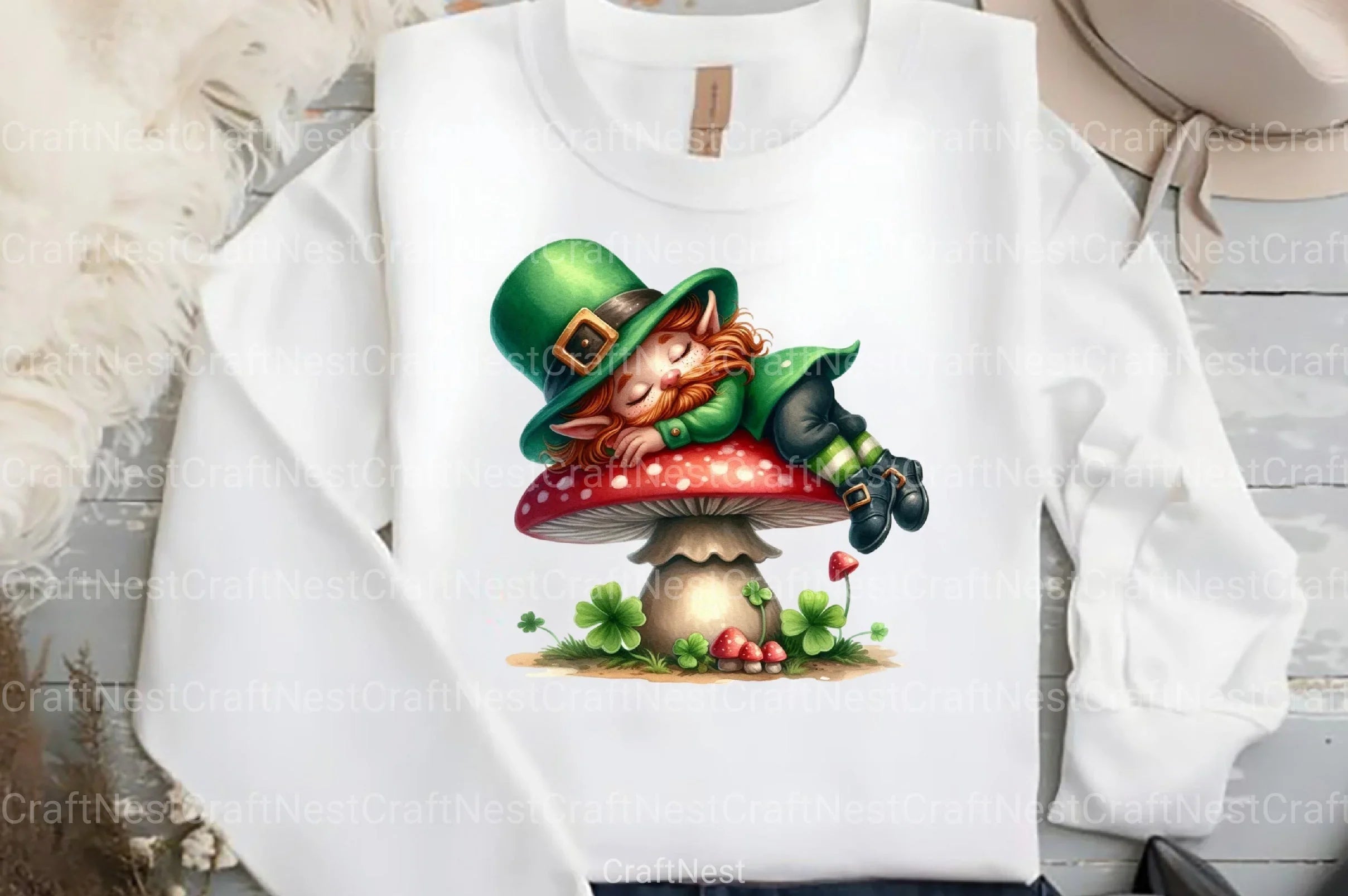 St. Patrick's Day Leprechaun Clipart Bundle 2 - CraftNest - Digital Crafting and Art