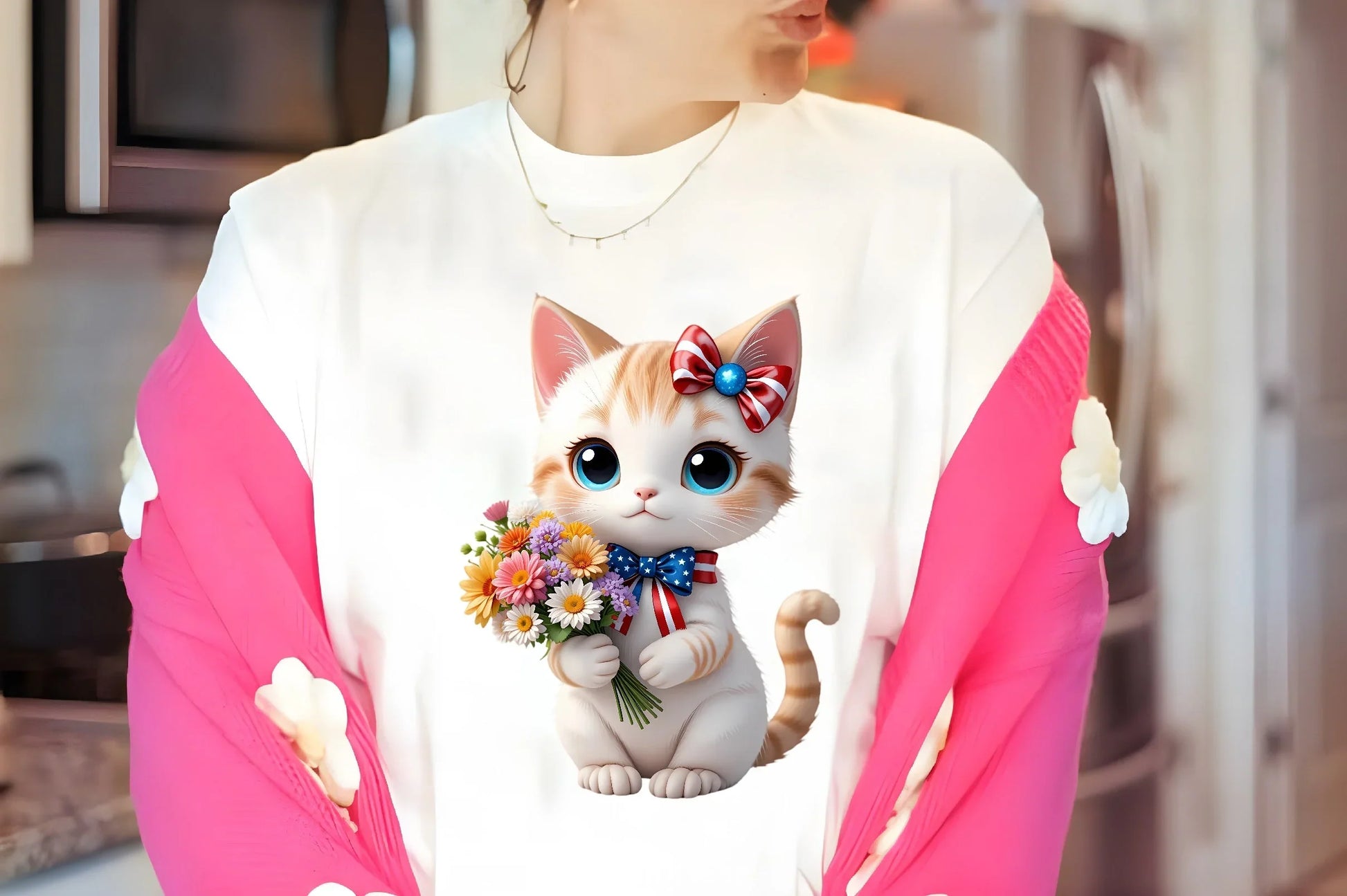 Patriotic Kawaii Cat Clipart Bundle - CraftNest - Digital Crafting and Art