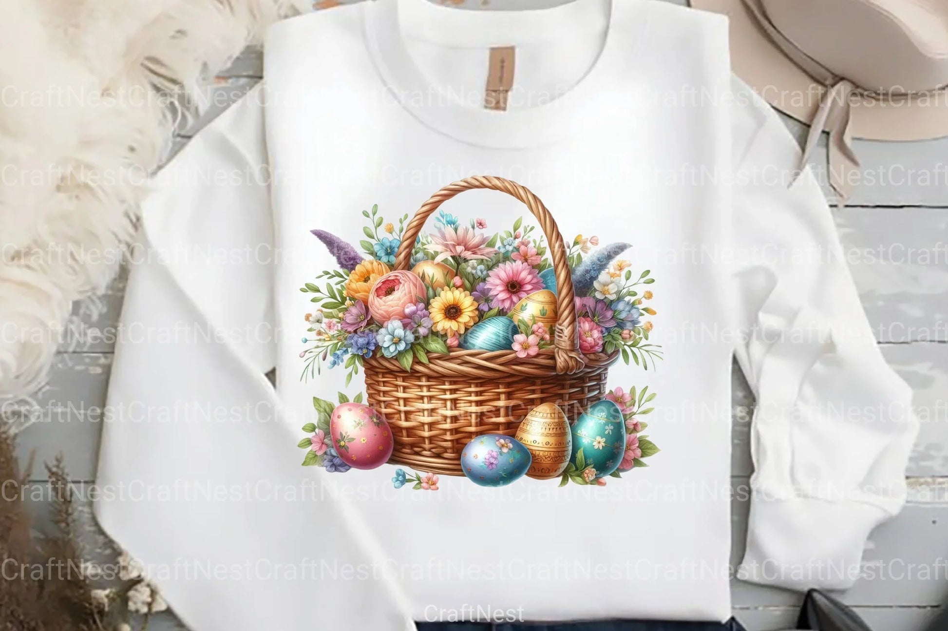 Easter Spring Flowers Clipart Bundle - CraftNest - Digital Crafting and Art