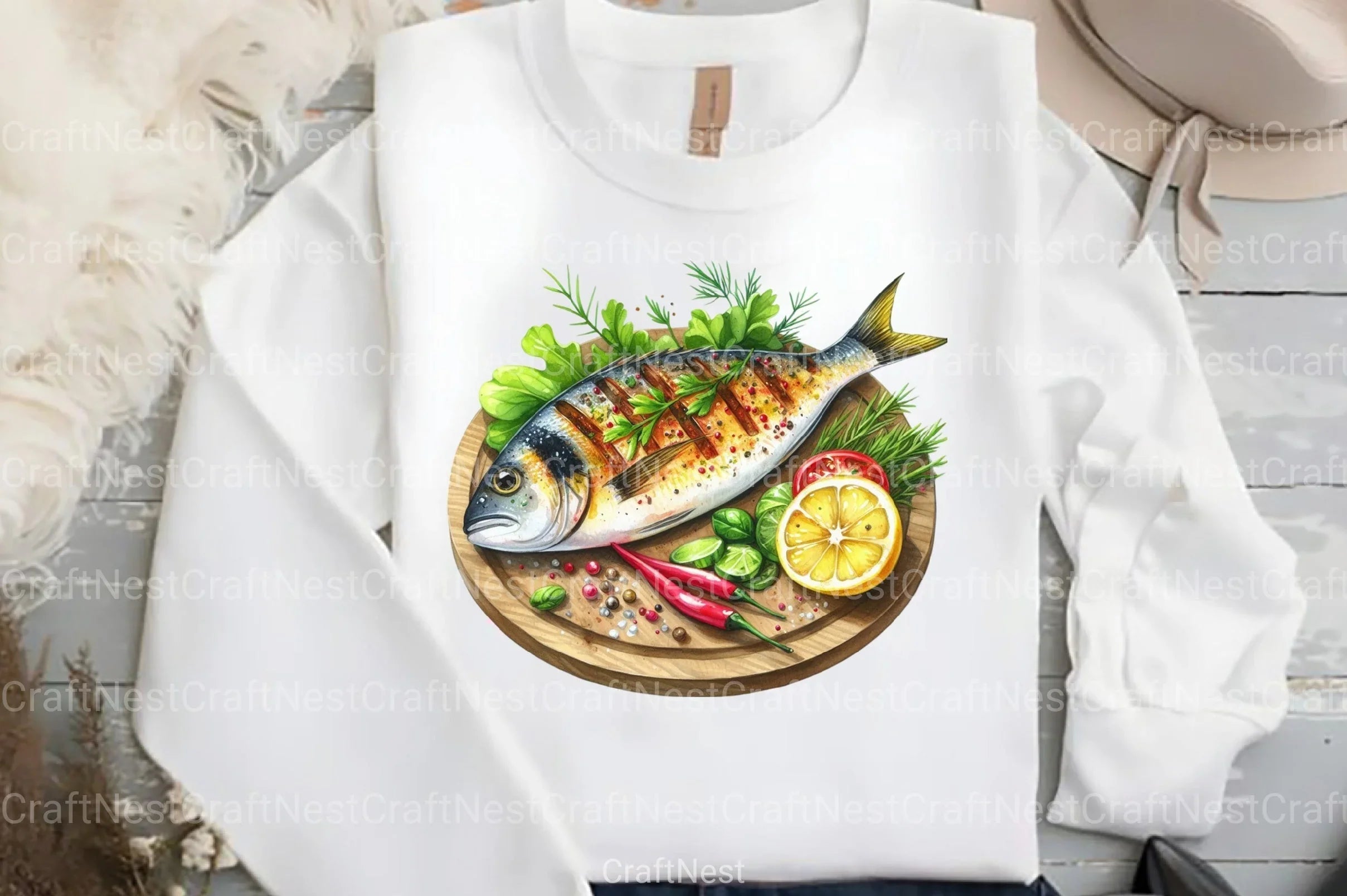 Summer Tropical Food Clipart Bundle 99 - CraftNest - Digital Crafting and Art