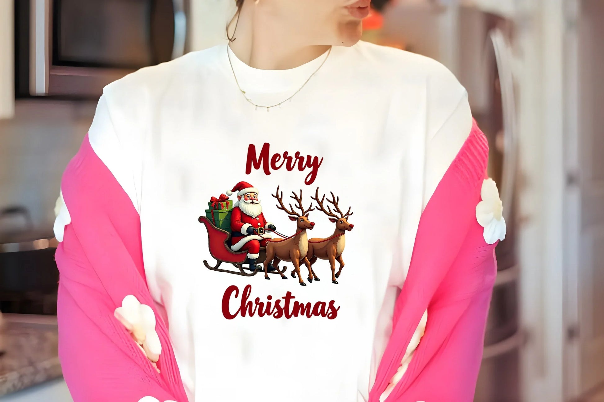 Vintage Santa Sleigh T Shirt Clipart Bundle - CraftNest - Digital Crafting and Art