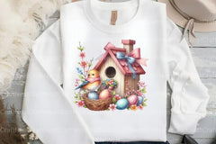 Spring Birdhouse Clipart Bundle 99 - CraftNest - Digital Crafting and Art