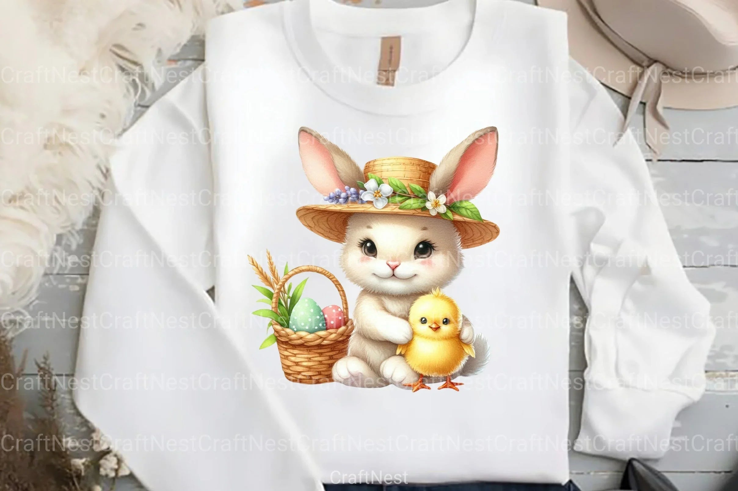 Country Farmhouse Easter Clipart Bundle 2 - CraftNest - Digital Crafting and Art