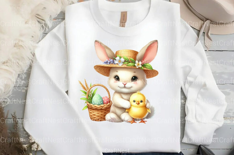 Country Farmhouse Easter Clipart Bundle 2 - CraftNest - Digital Crafting and Art