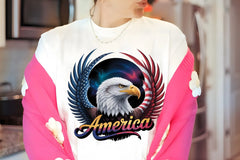 Cosmic Bald Eagle Digital Art Bundle - CraftNest - Digital Crafting and Art