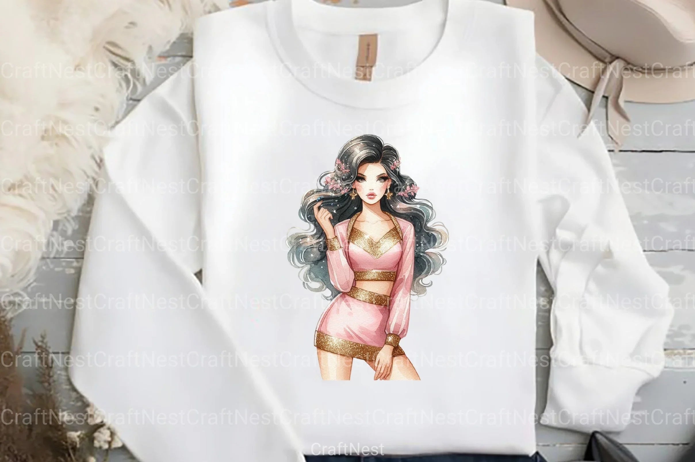 Cute Cheerleader Clipart Bundle 2 - CraftNest - Digital Crafting and Art