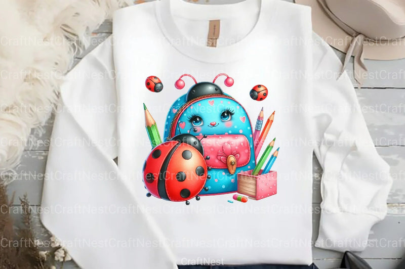 Back to School Lady Bag Clipart Bundle - CraftNest - Digital Crafting and Art