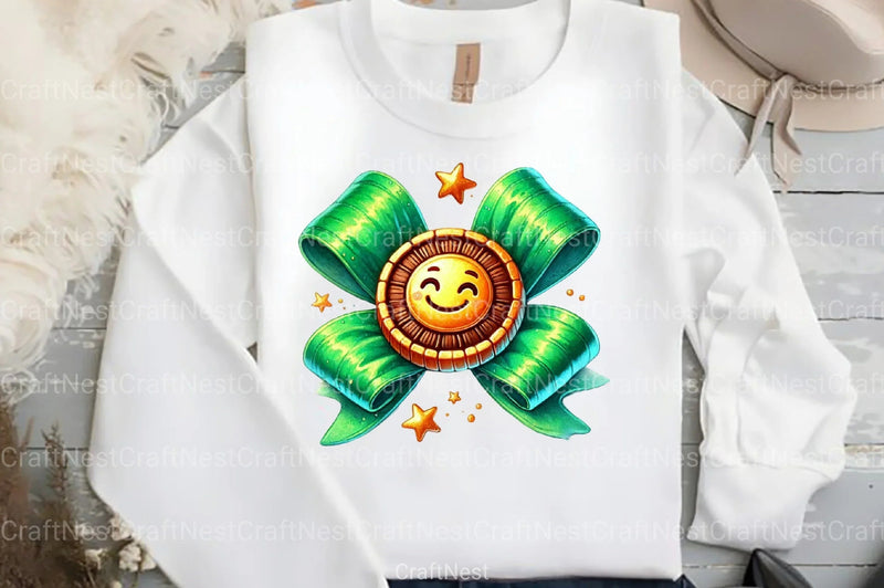 Smiling Cartoon St. Patrick's Day Clipart Bundle - CraftNest - Digital Crafting and Art