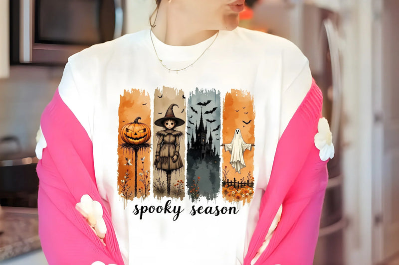 Vintage Halloween Panels Clipart Bundle - CraftNest - Digital Crafting and Art