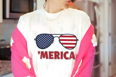 4th of July Merica Glasses Shirt Clipart Bundle - CraftNest - Digital Crafting and Art