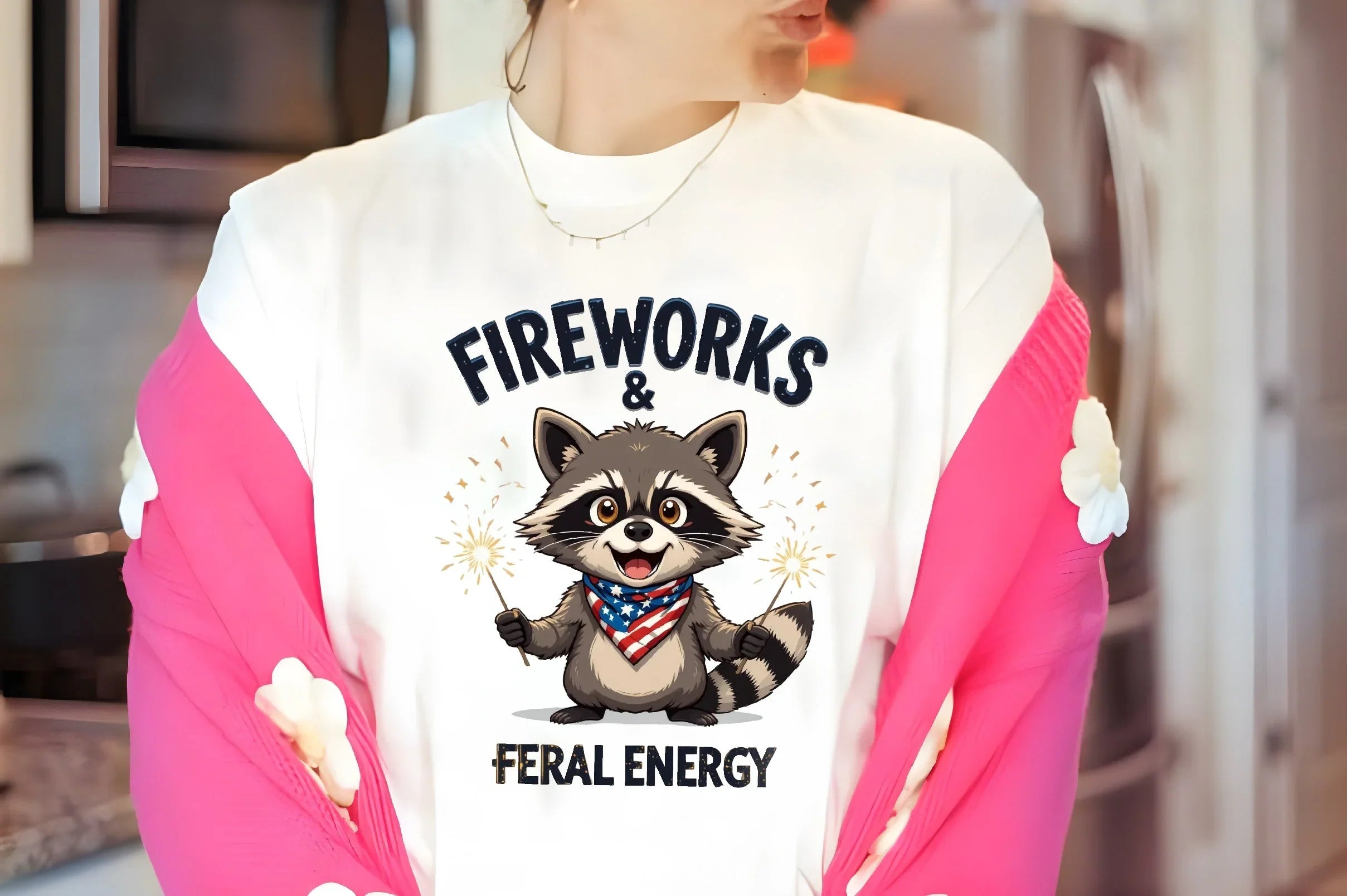 Cartoon Raccoon Sparklers Clipart Bundle - CraftNest - Digital Crafting and Art