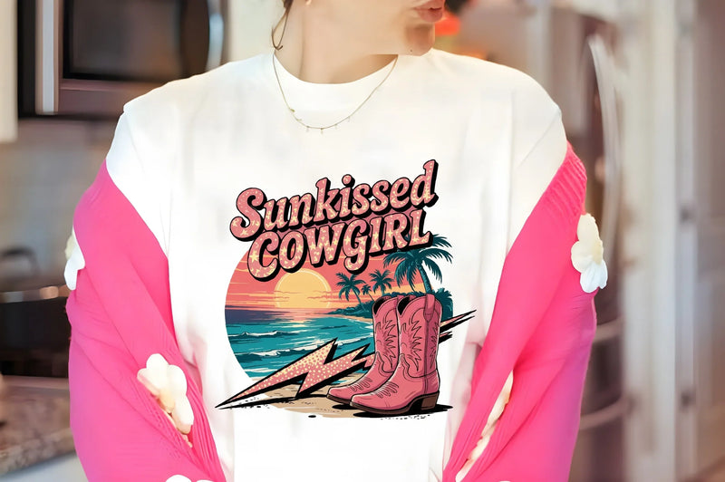 Vintage Sunkissed Cowgirl Clipart Bundle 1 - CraftNest - Digital Crafting and Art