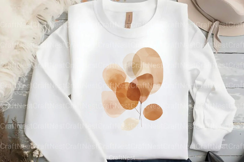 Boho Abstract Clipart Bundle Set - CraftNest - Digital Crafting and Art