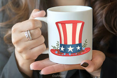 Patriotic Uncle Sam Hat Clipart Bundle - CraftNest - Digital Crafting and Art