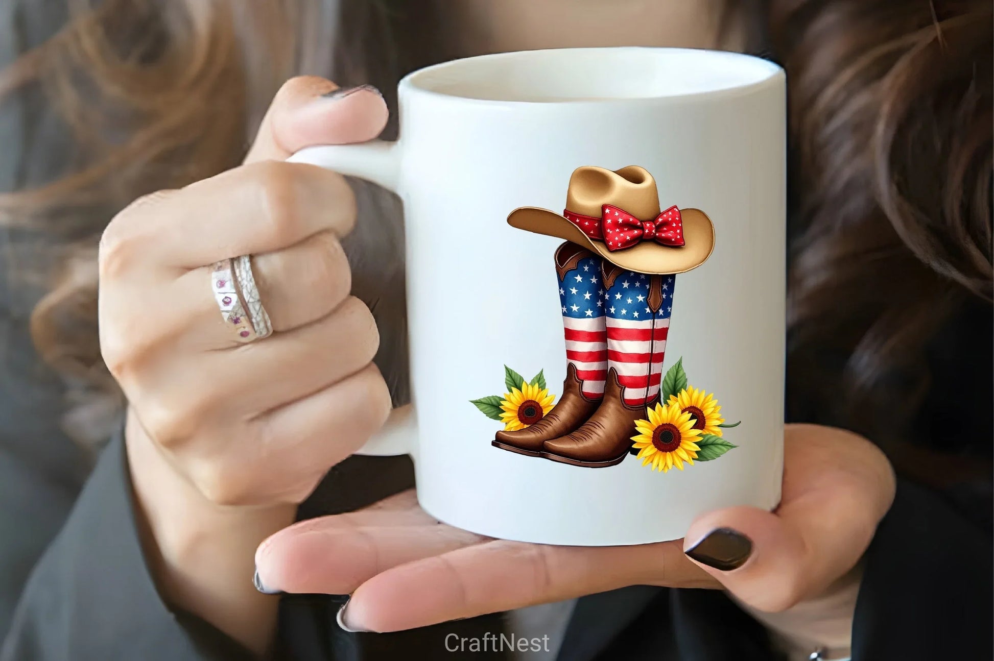 Patriotic Cowboy Boots & Hat Clipart Bundle - CraftNest - Digital Crafting and Art