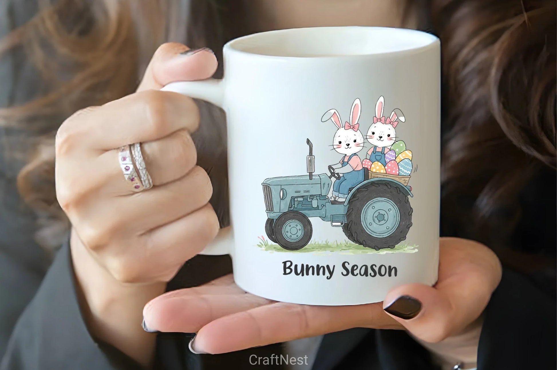 Easter Tractor Farm Clipart Bundle 2 - CraftNest - Digital Crafting and Art