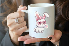 Glitter Easter Bunny Clipart Bundle - CraftNest - Digital Crafting and Art