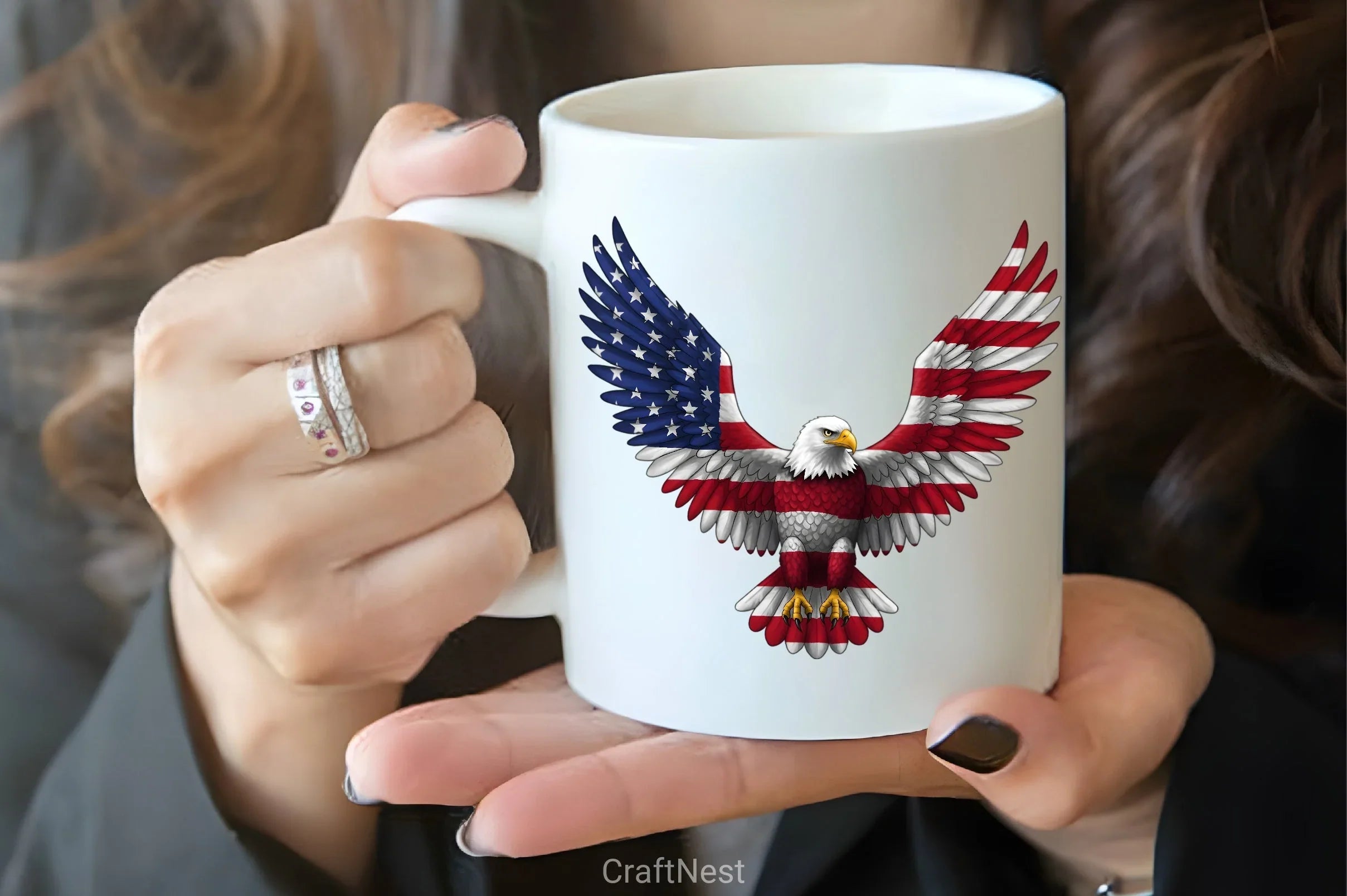 July 4th Eagle Clipart Bundle - CraftNest - Digital Crafting and Art