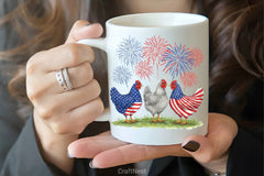 4th of July Chicken Clipart Bundle 2 - CraftNest - Digital Crafting and Art
