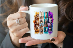 Vibrant Cat Metallic T Shirt Design Bundle - CraftNest - Digital Crafting and Art