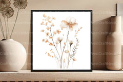 Boho Flowers Clipart Bundle 99 - CraftNest - Digital Crafting and Art