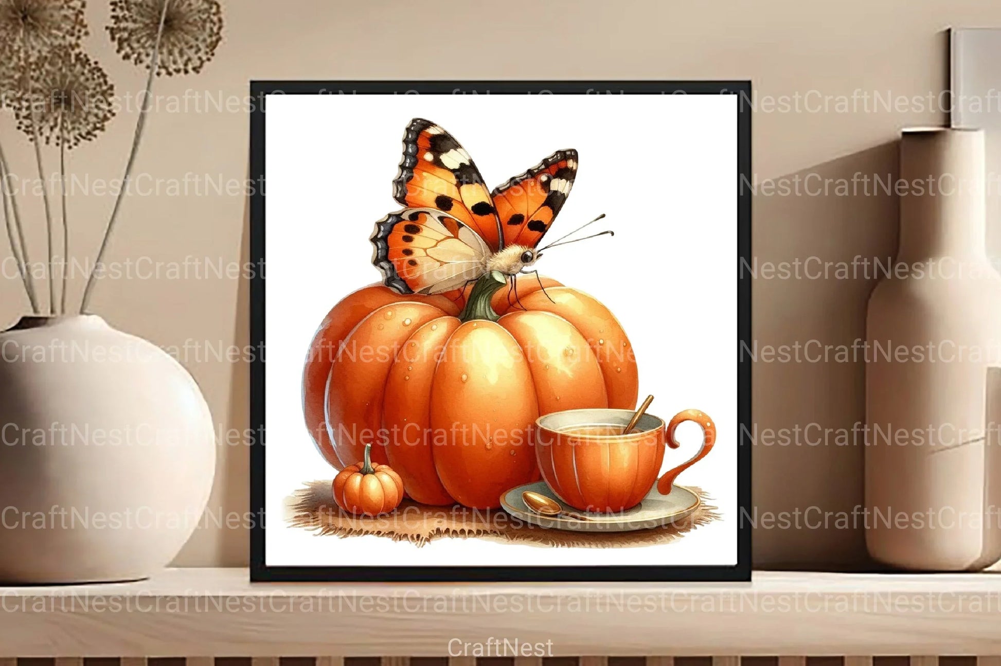 Adorable Butterfly Clipart Bundle 11 - CraftNest - Digital Crafting and Art