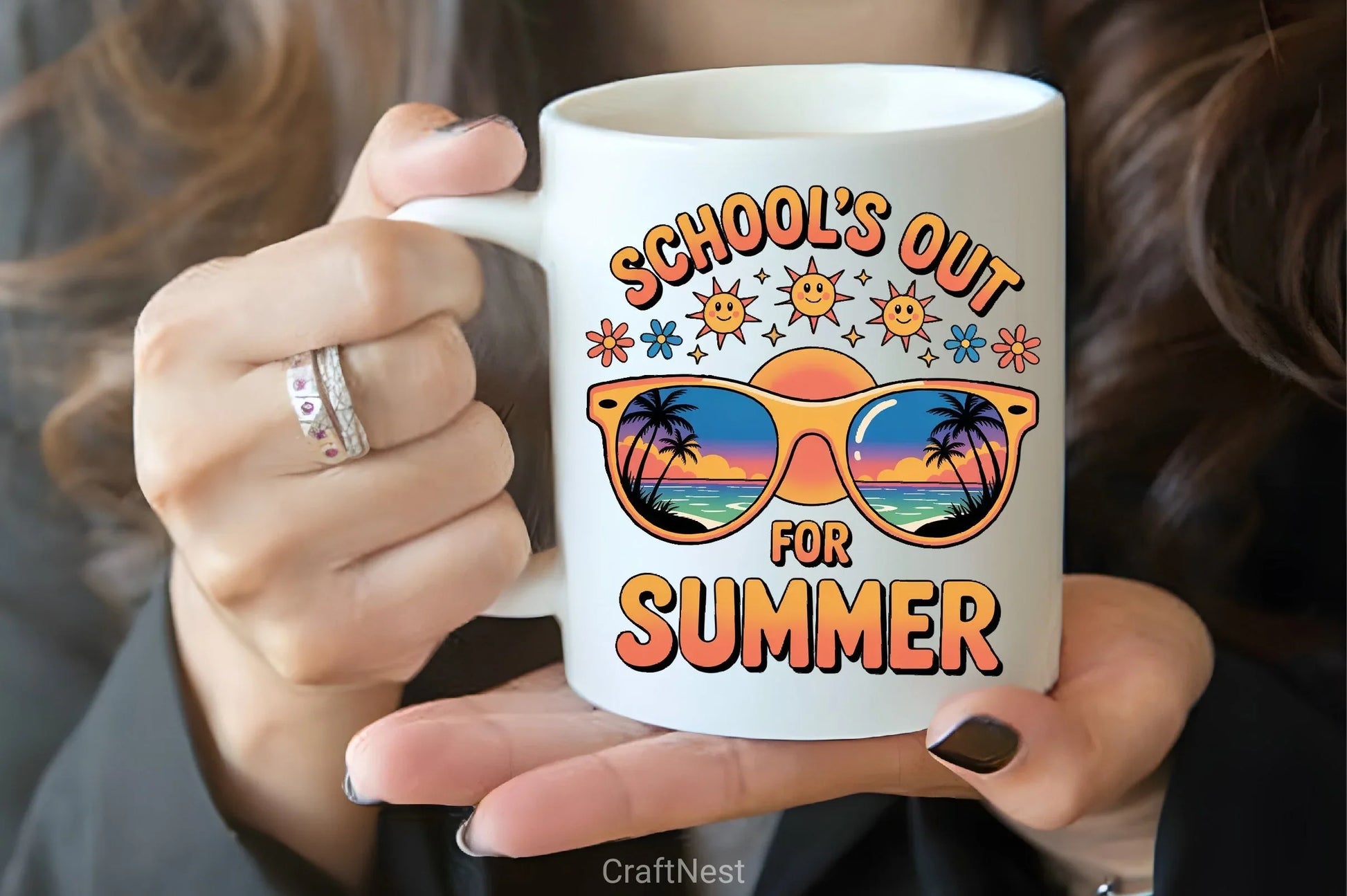 Colorful School's Out Summer Clipart Bundle - CraftNest - Digital Crafting and Art