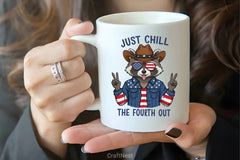 Funny Raccoon 4th of July Clipart Bundle - CraftNest - Digital Crafting and Art