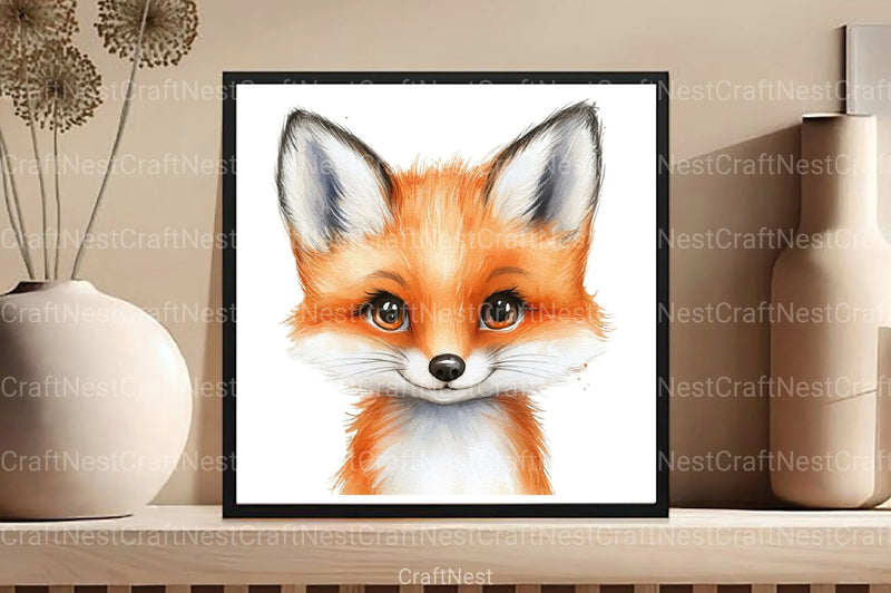 Animal Face Clipart Bundle - CraftNest - Digital Crafting and Art