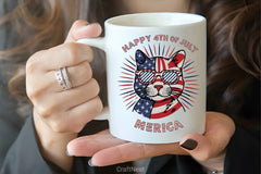 Patriotic Cat Clipart Bundle - CraftNest - Digital Crafting and Art