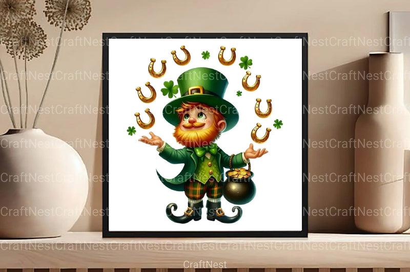 St. Patrick's Day Leprechaun Clipart Bundle 2 - CraftNest - Digital Crafting and Art