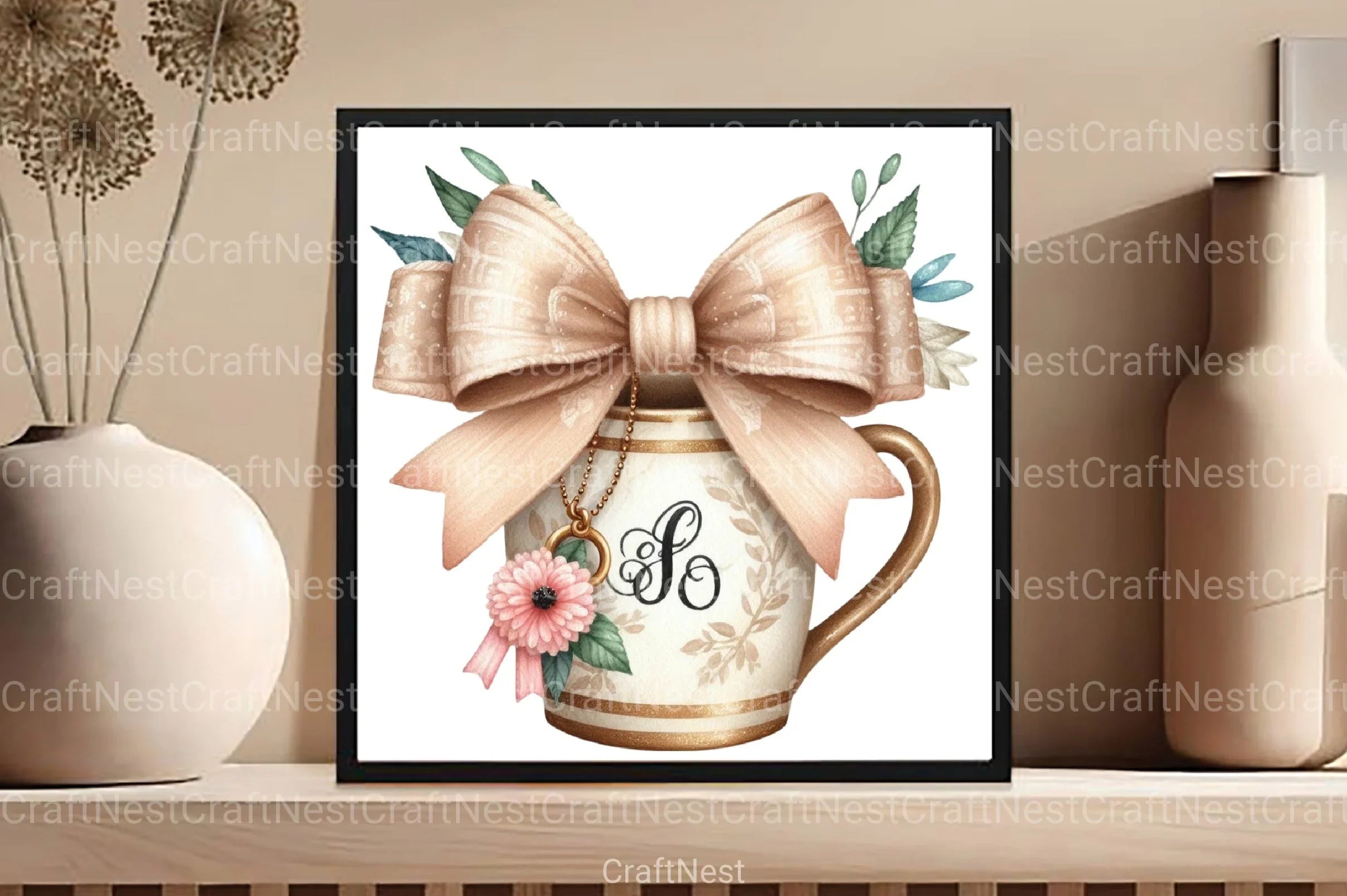 Teacher Bow Coquette Clipart Bundle - CraftNest - Digital Crafting and Art