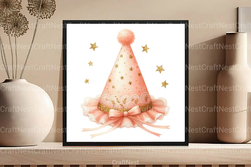 Blush Pink Birthday Clipart Bundle - CraftNest - Digital Crafting and Art