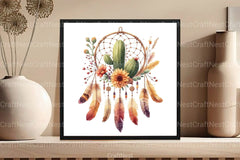 Dreamcatcher Boho Clipart Bundle - CraftNest - Digital Crafting and Art