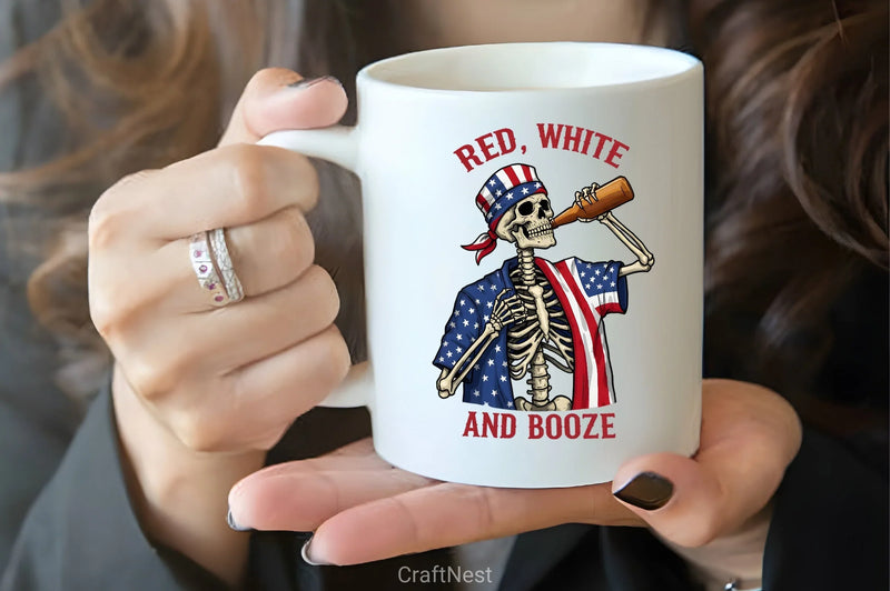 4th of July Booze Clipart Bundle - CraftNest - Digital Crafting and Art