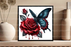 Gothic Spring Clipart Bundle 33 - CraftNest - Digital Crafting and Art