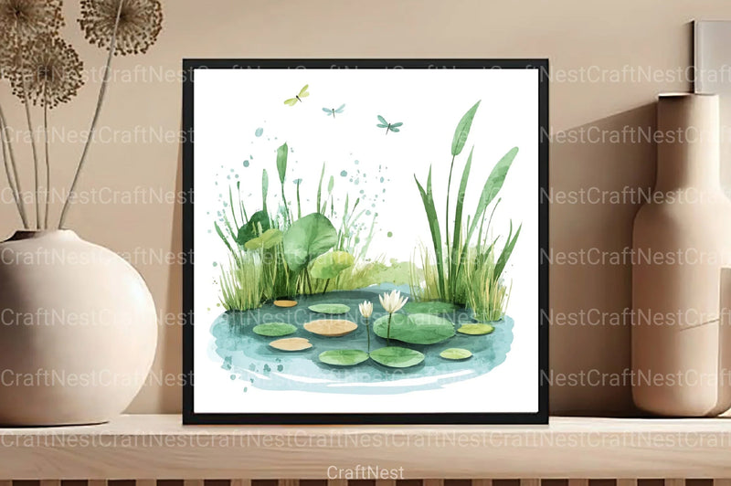 Green Spring Outdoor Clipart Bundle - CraftNest - Digital Crafting and Art