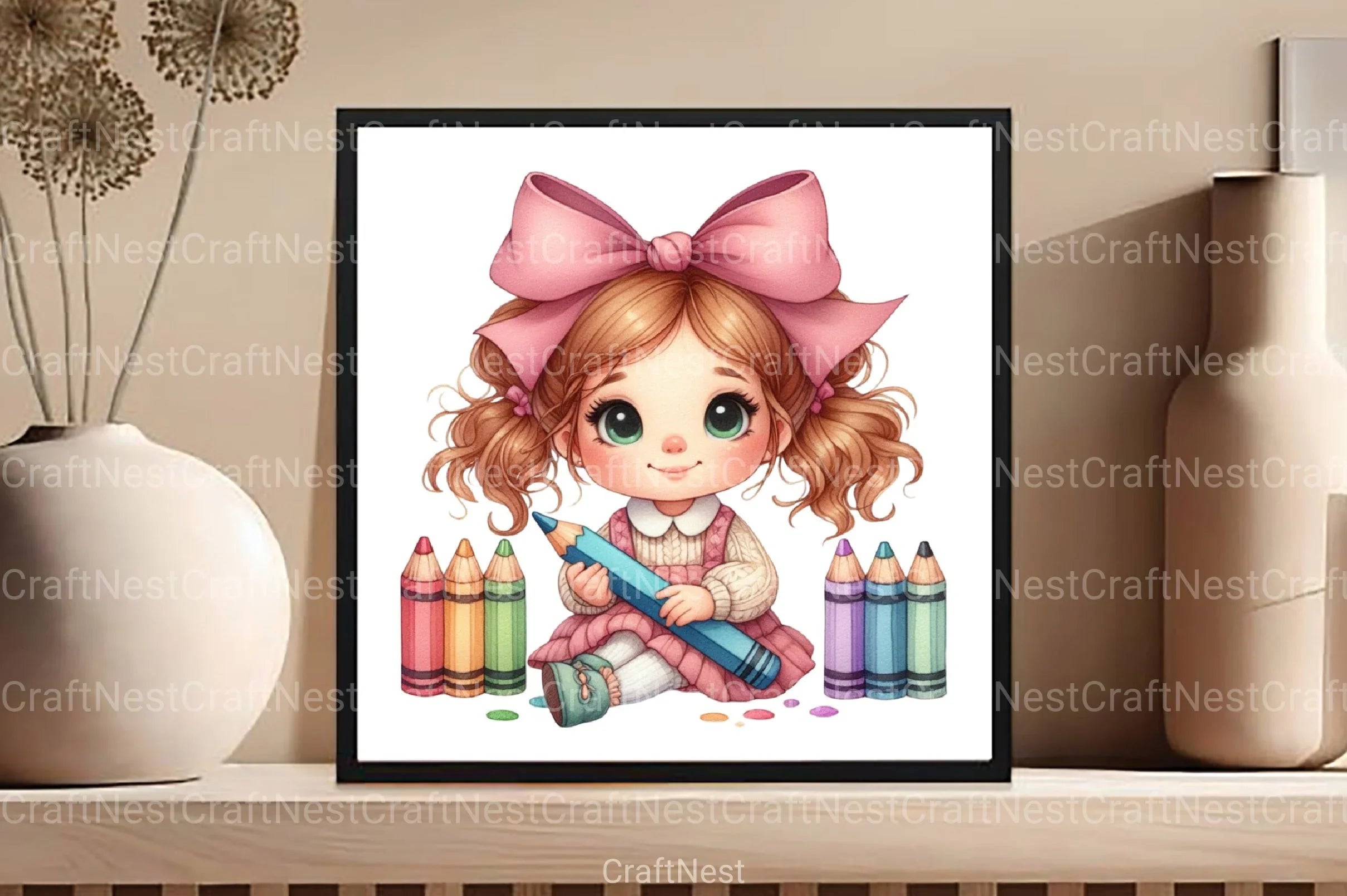 Children Student Boys & Girls Clipart Bundle - CraftNest - Digital Crafting and Art