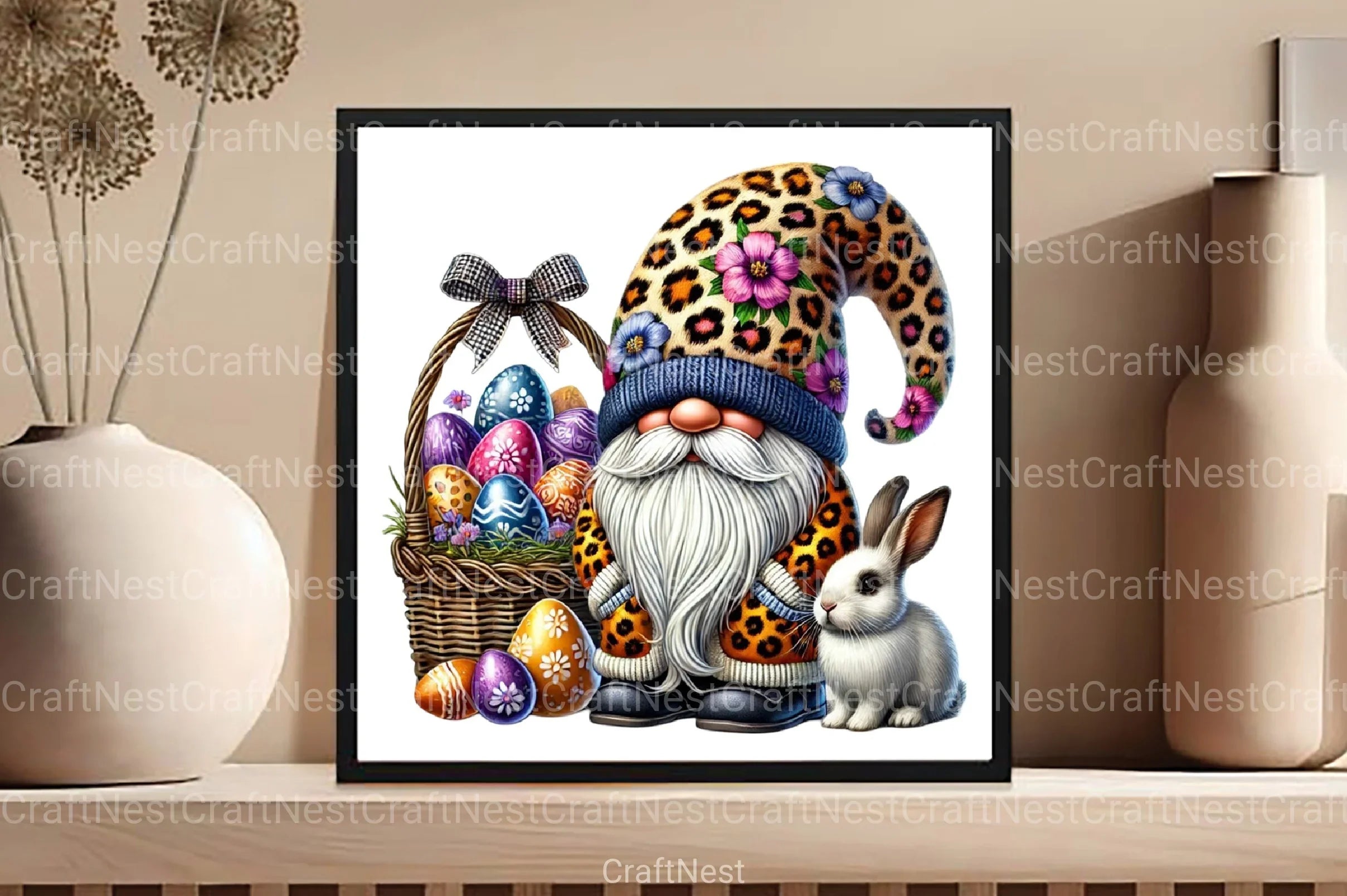Easter Gnomi Clipart Bundle - CraftNest - Digital Crafting and Art