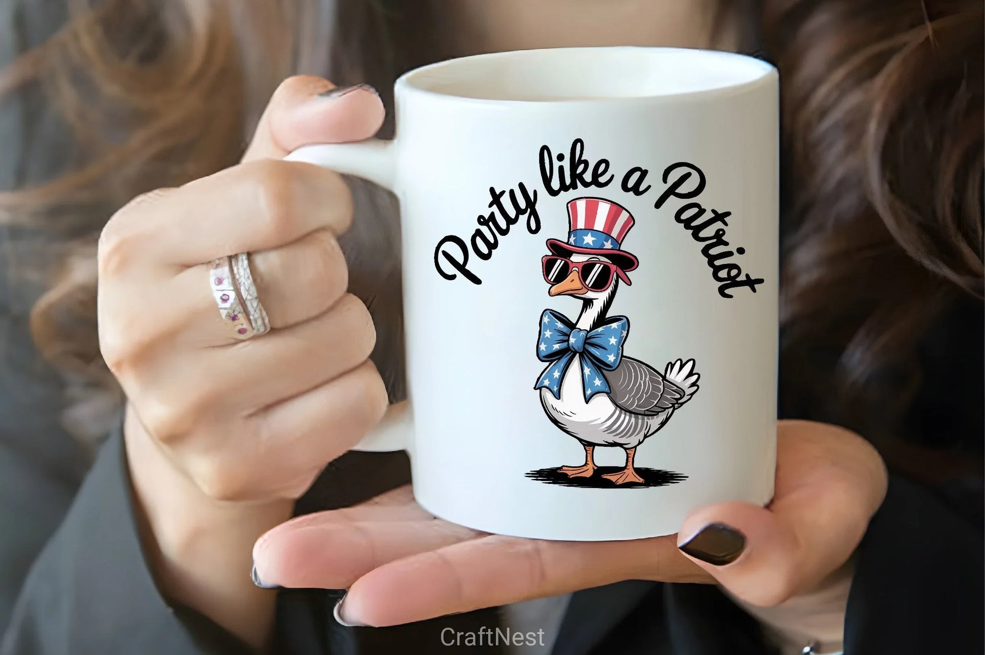 Cartoon Goose Patriotic Outfit Clipart Bundle - CraftNest - Digital Crafting and Art