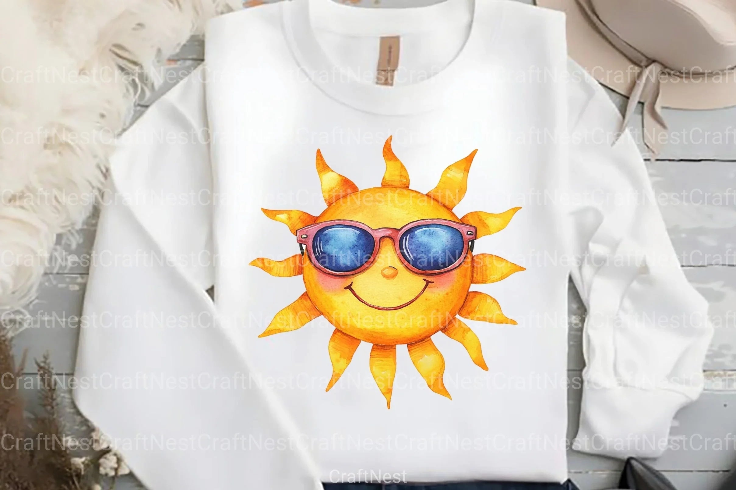 Happy Summer Clipart Bundle 6 - CraftNest - Digital Crafting and Art