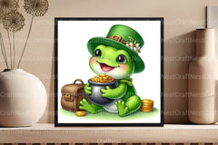 St. Patrick's Day Frog Clipart Bundle 2 - CraftNest - Digital Crafting and Art