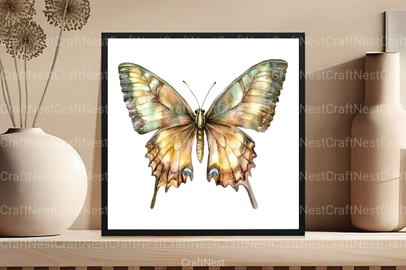 Summer Colorful Butterfly Clipart Bundle - CraftNest - Digital Crafting and Art