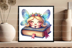 Cute Fairy School Clipart Bundle - CraftNest - Digital Crafting and Art
