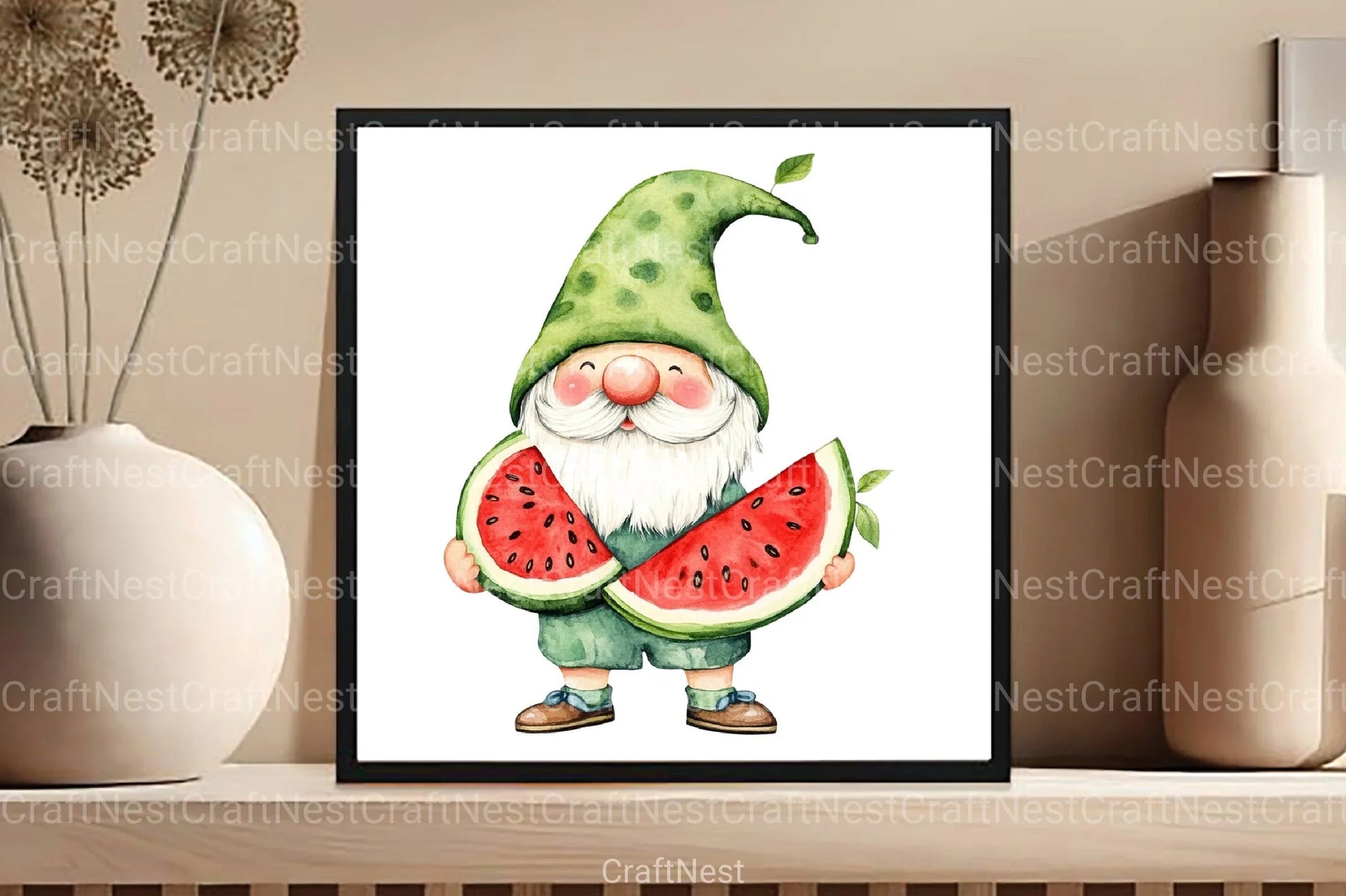 Summer Gnome Clipart Bundle 8 - CraftNest - Digital Crafting and Art